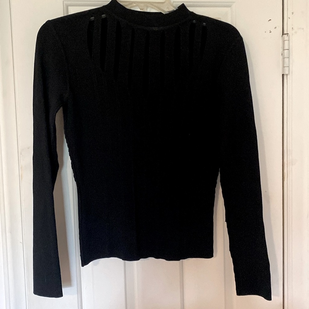 Black Fitted Sweater